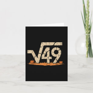 Square Root 67 Meme 6 7 Gen Alpha Halloween Six Se Card