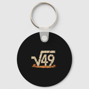 Square Root 67 Meme 6 7 Gen Alpha Halloween Six Se Keychain