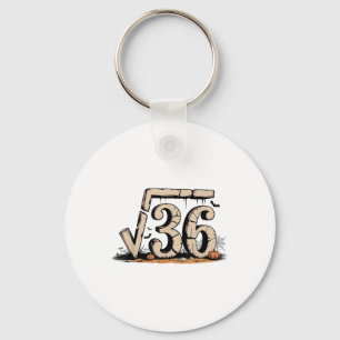 Square Root 67 Meme 6 7 Gen Alpha Halloween Six Se Keychain