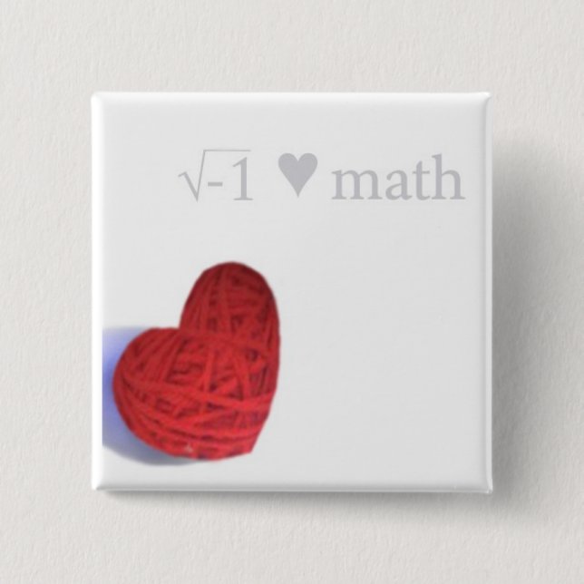 square root heart button (Front)