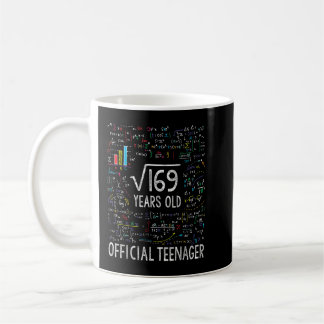 Square Root Of 169 13 Years Old Official Teenager Coffee Mug