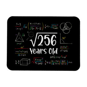 Square Root of 225 15th Birthday 15 Year Old Gifts Magnet
