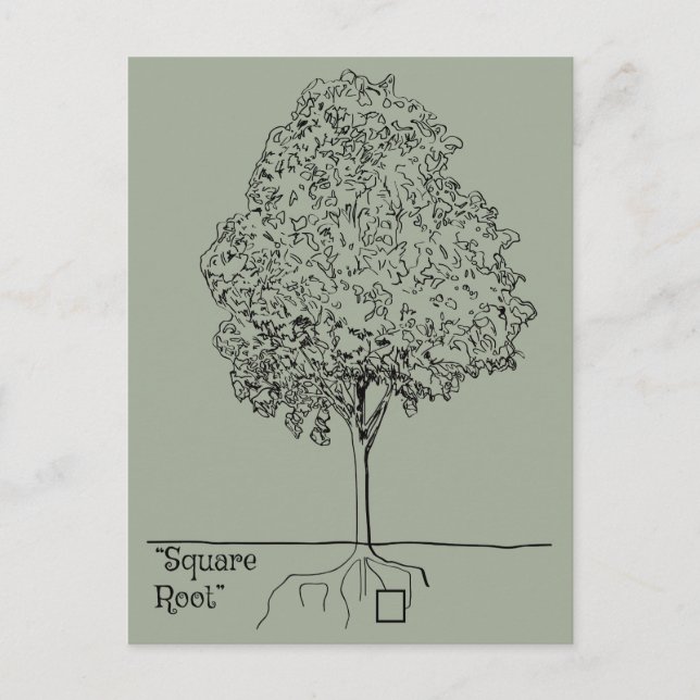 Square Root Postcard (Front)