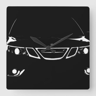Square Saab Clock