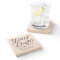 Square Sandstone Personalized Coaster Company Logo