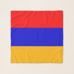 Square Scarf with flag of Armenia<br><div class="desc">Patriotic,  elegant square scarf with flag of Armenia. This product its customizable.</div>