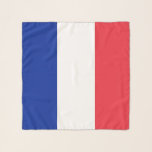 Square Scarf with flag of France<br><div class="desc">Add a touch of elegance to your wardrobe with our exclusive square scarf featuring the flag of France! Crafted with meticulous attention to detail, this scarf is more than just a stylish accessory; it’s a celebration of French culture and heritage. The vibrant design prominently displays the iconic French flag, making...</div>