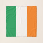 Square Scarf with flag of Ireland<br><div class="desc">Enhance your wardrobe with our square scarf featuring the flag of Ireland! Crafted with attention to detail, this scarf is more than just an accessory; it's a celebration of Ireland's rich cultural heritage and national pride. The design proudly showcases the iconic tricolor of green, white, and orange, symbolizing the country's...</div>