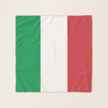 Square Scarf with flag of Italy<br><div class="desc">Enhance your wardrobe with our square scarf featuring the flag of Italy! Crafted with attention to detail, this scarf is more than just an accessory; it's a celebration of Italy's rich cultural heritage and national pride. The design proudly showcases the iconic tricolor of green, white, and red, symbolizing the country's...</div>