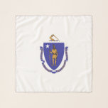 Square Scarf with flag of Massachusetts State, USA<br><div class="desc">Elevate your style with our square scarf featuring the flag of Massachusetts! This elegant square scarf combines fashion with a touch of state pride. Adorned with the iconic Massachusetts flag, it adds a unique and personal touch to your wardrobe, making it a versatile accessory for any outfit. Crafted from high-quality,...</div>