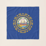 Square Scarf with flag of New Hampshire State, USA<br><div class="desc">Elevate Your Style with Our Exclusive Square Scarf Featuring the Flag of New Hampshire! Add a touch of New Hampshire pride to your wardrobe with our beautifully designed square scarf, adorned with the iconic New Hampshire state flag. Combining elegance with a celebration of New Hampshire’s heritage, this scarf is more...</div>