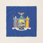 Square Scarf with flag of New York State, USA<br><div class="desc">Elevate your wardrobe with a touch of New York State pride through our exclusive square scarf featuring the iconic flag of New York State! Crafted to combine style with a celebration of New York’s heritage, this square scarf showcases the state’s distinctive flag design, making it a standout accessory for any...</div>
