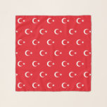 Square Scarf with flag of Turkey<br><div class="desc">Add a touch of Turkish elegance to your accessory collection with our exclusive square scarf featuring the flag of Turkey! Crafted with meticulous attention to detail, this square scarf is more than just a stylish item; it’s a celebration of Turkey’s rich heritage and cultural pride. The vibrant design prominently showcases...</div>