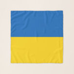 Square Scarf with flag of Ukraine<br><div class="desc">Patriotic,  elegant square scarf with flag of Ukraine. This product its customizable.</div>