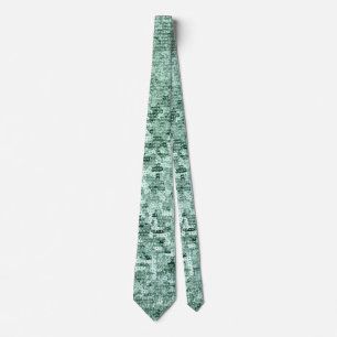 Square Sequins Glitter Sparkle Shiny Shimmer Tie