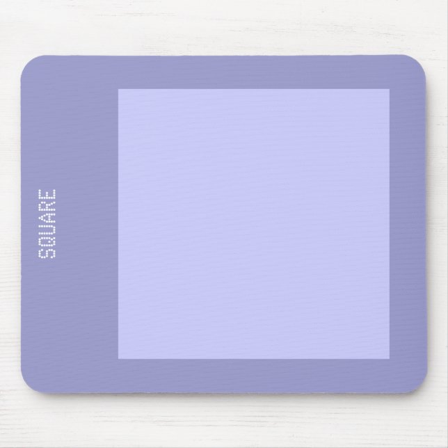 Square - Shades of Blue Grey Mouse Pad (Front)