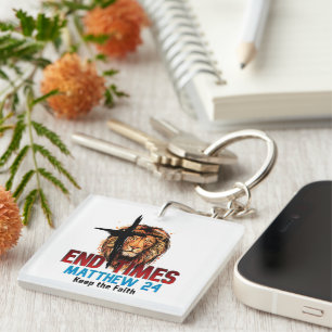 Square (single-sided) keychain