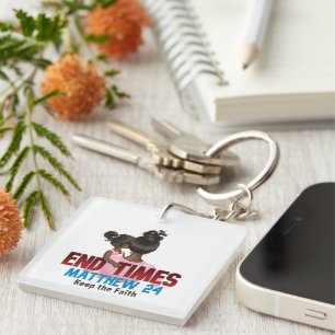 Square (single-sided) keychain
