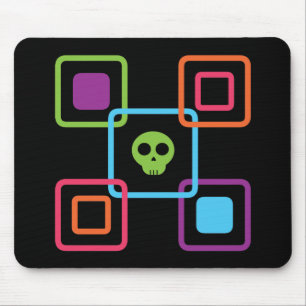 Square Skull Mouse Pad
