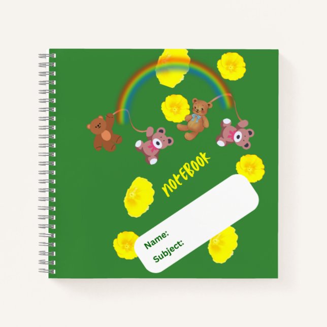 Square Spiral Notebook (Front)