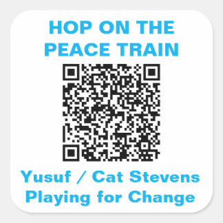 Square Stickers, sheet of six 3 inch stickeSticker Square Sticker