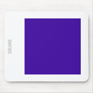 Square - Storm Blue and White Mouse Pad