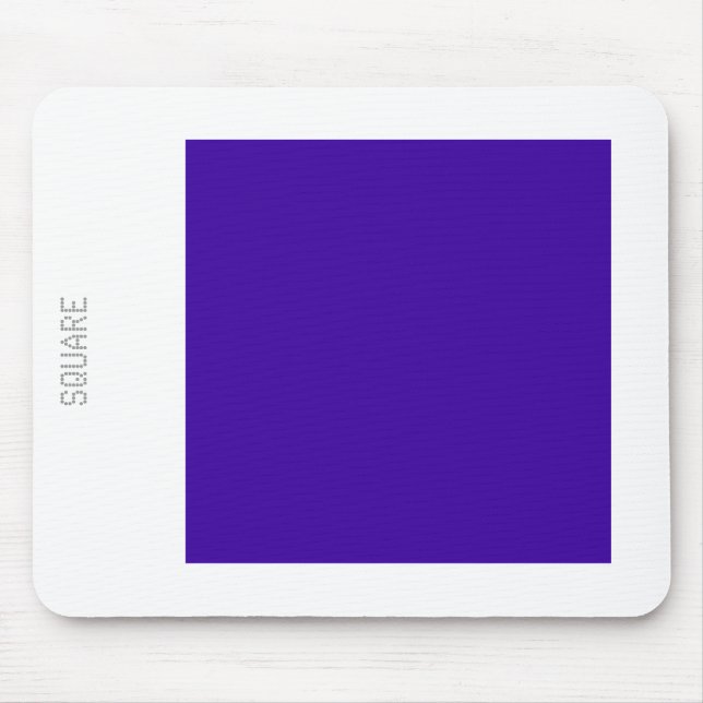 Square - Storm Blue and White Mouse Pad (Front)