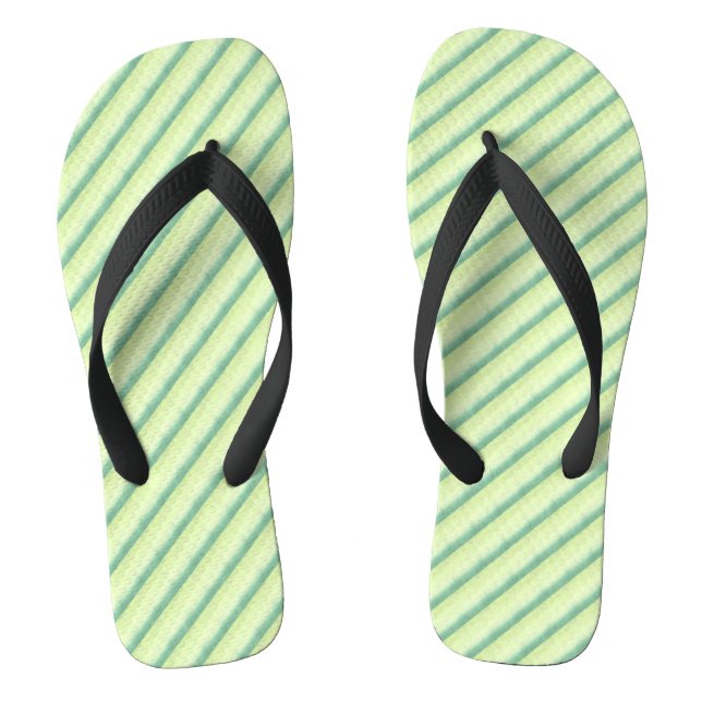 Square style  flip flops (Footbed)