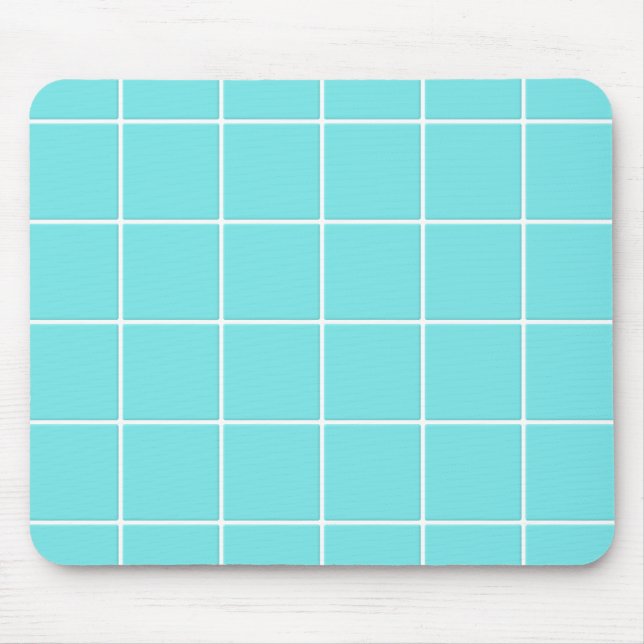 Square Tile Like Check Pattern Mouse Pad (Front)