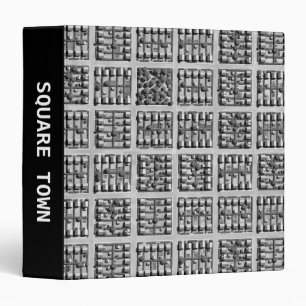 Square Town (1.5in) Binder