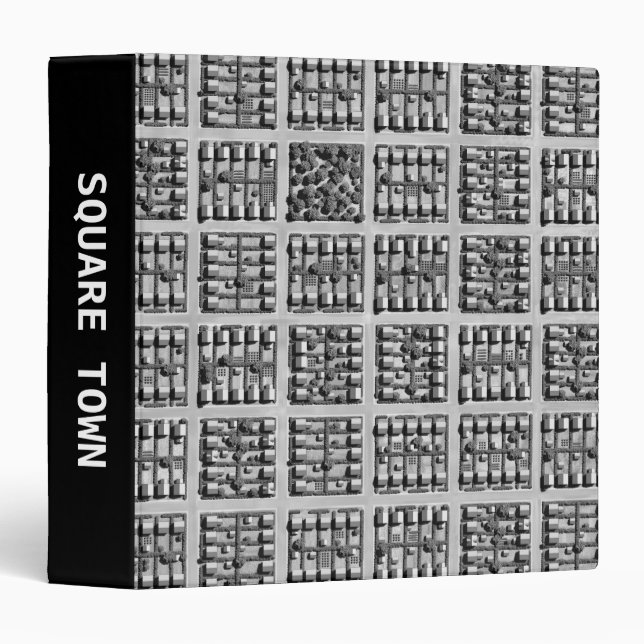 Square Town (1.5in) Binder (Front/Spine)