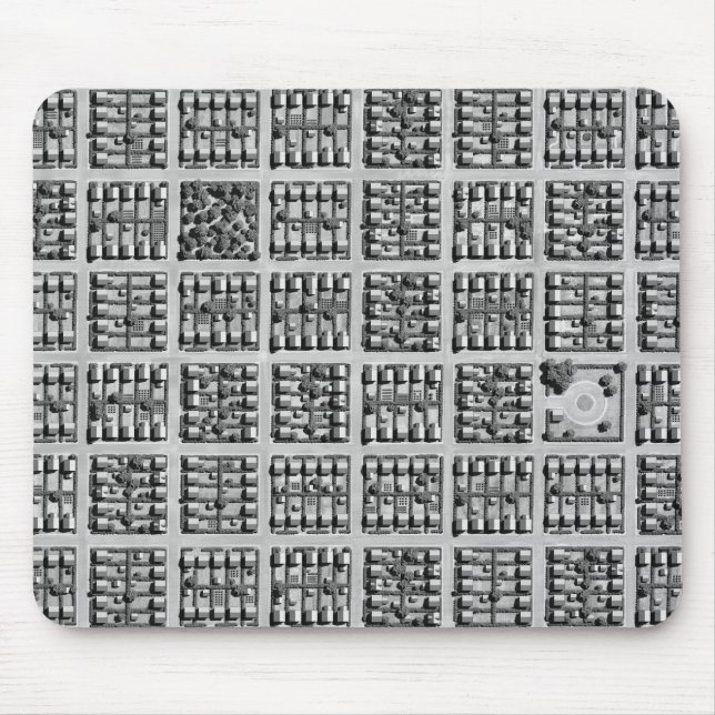 Square Town Mouse Pad (Front)