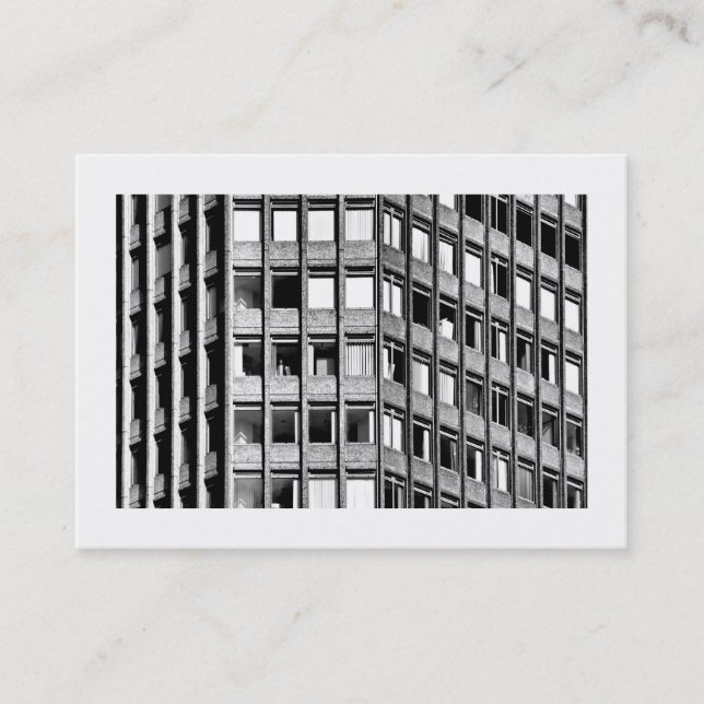 Square Town, Office Block Business Card (Front)