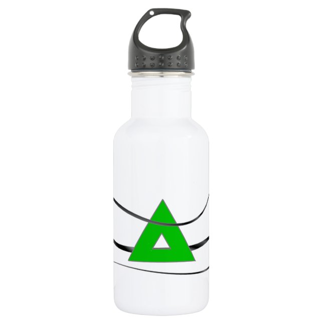 Square Triangle Circle 532 Ml Water Bottle (Front)