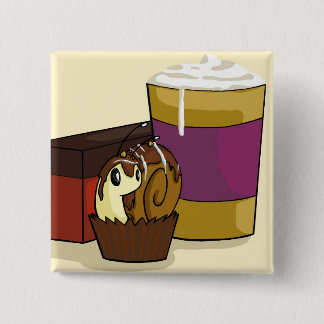 Square Truffle Snail Button