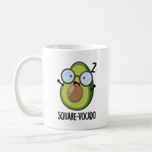 Square-vocado Funny Avocado Pun Coffee Mug