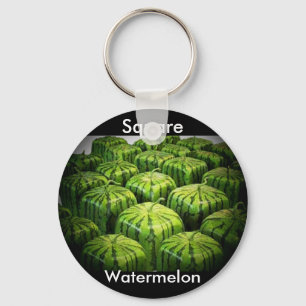 Square Watermelon Keychain
