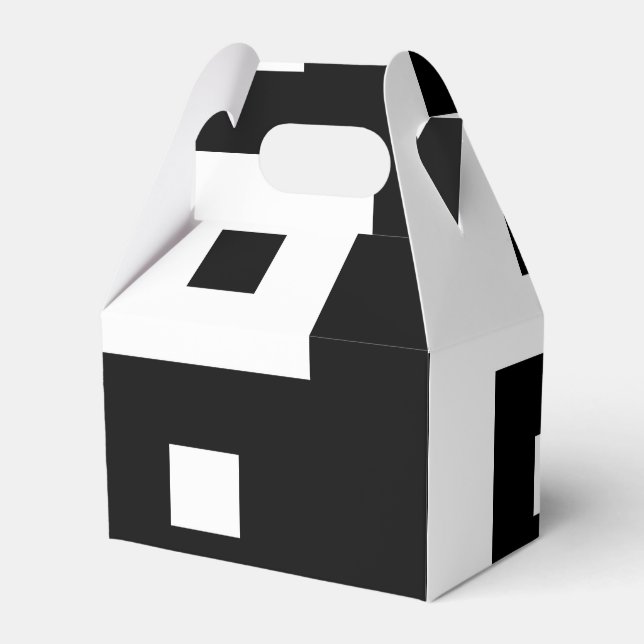 Square Yin Yang Favor Box (Front Side)
