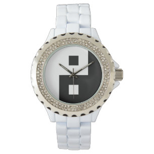 Square Yin Yang Watch
