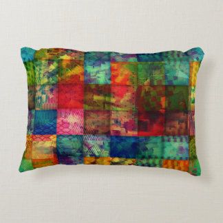 Squared Away Colours Accent Pillow