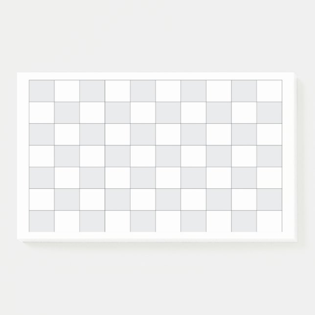 Squared graph 10 x 7 scribble notebook post-it notes (Front)