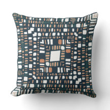 Squared layers terracotta