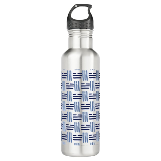Squared Lines 710 Ml Water Bottle (Front)
