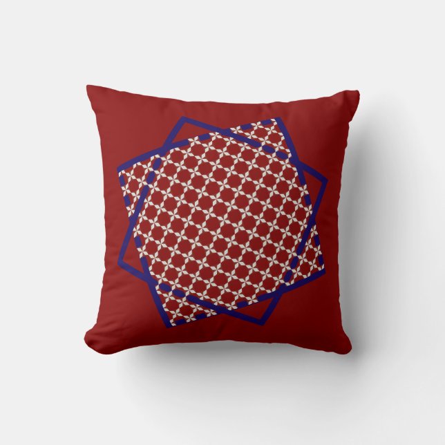 Squared Throw Pillow (Front)
