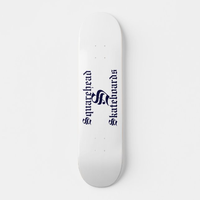 Squarehead Skateboards Longboard Deck (Front)