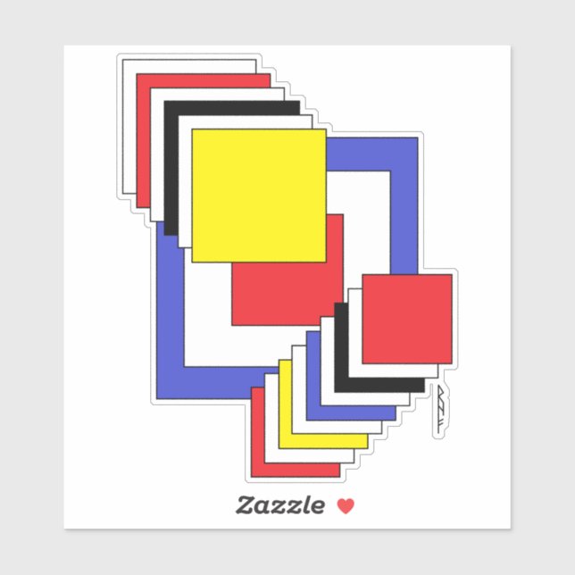 Squares Abstract (Sheet)