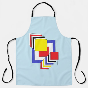 Squares Abstract Apron