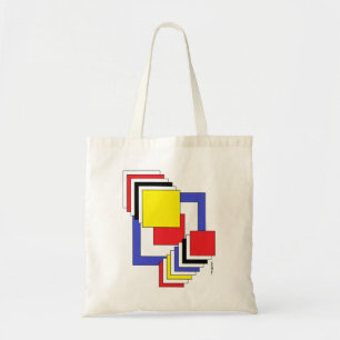 Squares Abstract Tote Bag