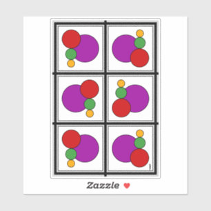 Squares and Circles Abstract