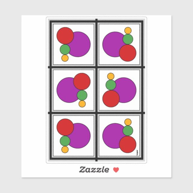 Squares and Circles Abstract (Sheet)